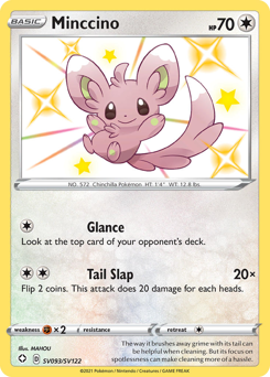 Minccino — Shining Fates Shiny Vault SV093