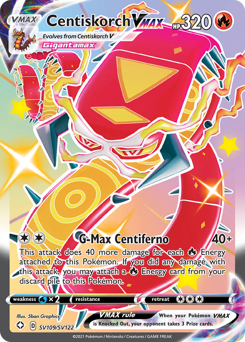 Centiskorch VMAX — Shining Fates Shiny Vault SV109