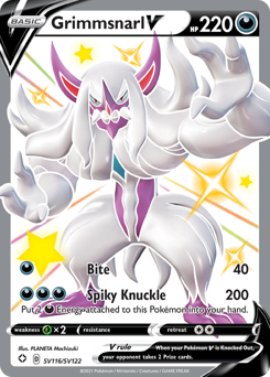 Grimmsnarl V — Shining Fates Shiny Vault SV116