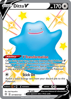 Ditto V — Shining Fates Shiny Vault SV118