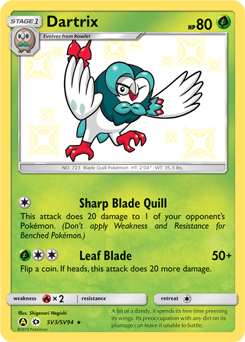 Dartrix — Hidden Fates Shiny Vault SV3