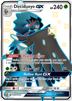Decidueye-GX — Hidden Fates Shiny Vault SV47