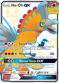 Ho-Oh-GX — Hidden Fates Shiny Vault SV50