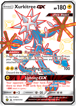 Xurkitree-GX — Hidden Fates Shiny Vault SV58