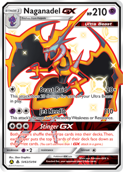 Naganadel-GX — Hidden Fates Shiny Vault SV63