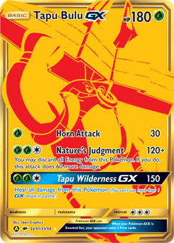 Tapu Bulu-GX — Hidden Fates Shiny Vault SV91