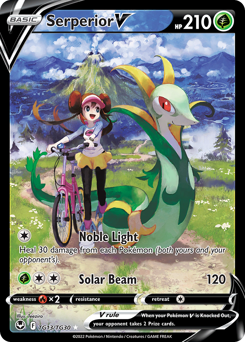 Serperior V — Silver Tempest Trainer Gallery TG13