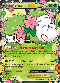 Shaymin-EX — XY Black Star Promos XY148