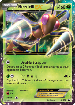 Beedrill-EX — XY Black Star Promos XY157