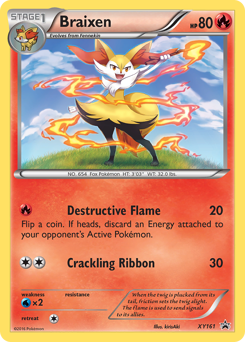 Braixen — XY Black Star Promos XY161