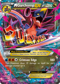 M Garchomp-EX — XY Black Star Promos XY168