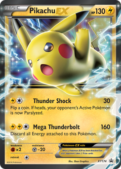 Pikachu-EX — XY Black Star Promos XY174