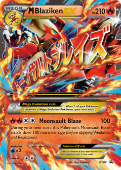 M Blaziken-EX — XY Black Star Promos XY86