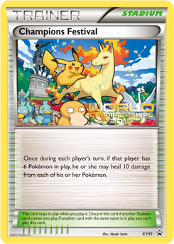Champions Festival — XY Black Star Promos XY91