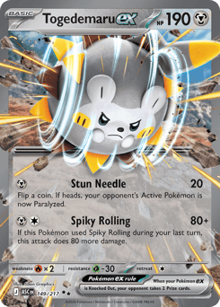 Togedemaru ex — Ascended Heroes 149