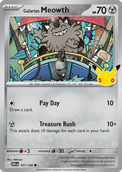 Galarian Meowth — ME55 101