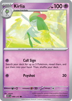 Kirlia — Ascended Heroes 088
