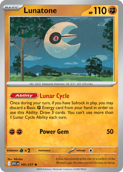 Lunatone — Ascended Heroes 105