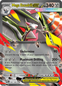 Mega Excadrill ex — Pitch Black 065