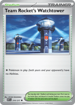 Team Rocket's Watchtower — Ascended Heroes 210