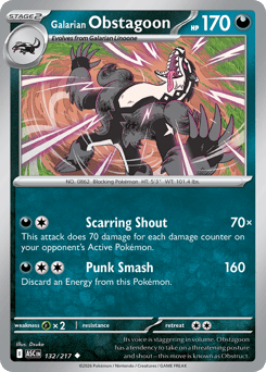 Galarian Obstagoon — ME2PT5 132