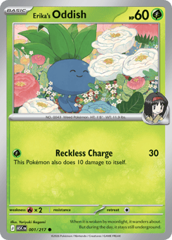 Erika's Oddish — Ascended Heroes 001
