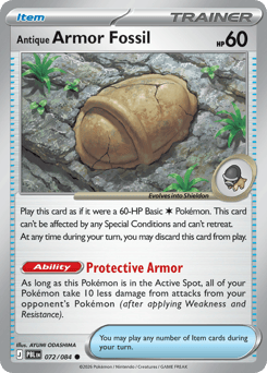Antique Armor Fossil — Pitch Black 072