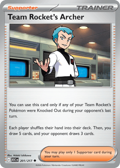 Team Rocket's Archer — Ascended Heroes 201