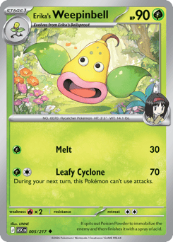 Erika's Weepinbell — Ascended Heroes 005