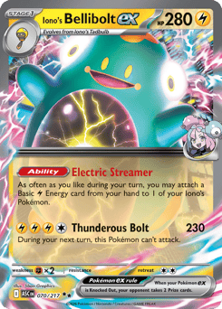 Iono's Bellibolt ex — Ascended Heroes 070
